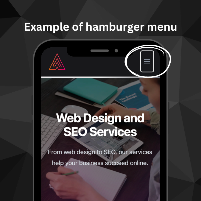 hamburger menu example